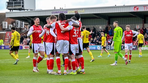 Report: Town end the season with victory over Burton